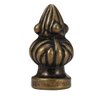 uxcell Bronze Cap Knob Lamp Shade Finial Decoration Dual Thread 1-3/8 Inch High 2Pcs