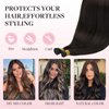 MAXITA I Tip Hair Extensions Human Hair,50g/50s Dark Brown 20 InchItip Human Hair Extensions Comfortable Wear, Invisible & Natural Cold Fusion, 100% Remy Human Hair Itip Keratin Hair Extensions
