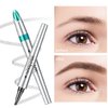 Eyebrow Pencil,3D Microblading Eyebrow Tattoo Pencil 4 Fork Tip,Eye Makeup Long-Lasting Waterproof & Smudge-proof Natural Eyebrow Hair Eyebrow Pencil (2#grey)