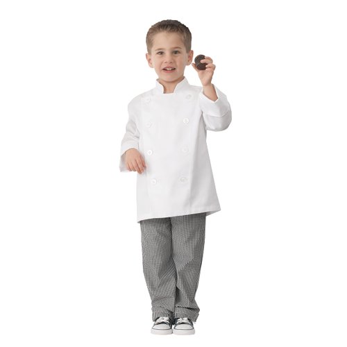 Chef Works Kids Kids Chef Coat, White, Medium