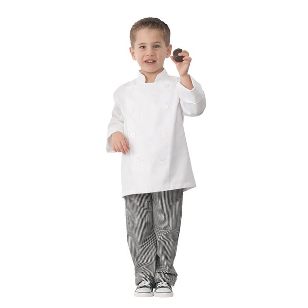 Chef Works Kids Kids Chef Coat, White, Medium