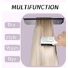 Wig Hook Portable Suspension Wig Holder,Women'S Portable Wig Holder,Travel Wig Holder,Wig Holde Accessories Suitable for All Wigs, Hair Styling,Weaving,Dyeing,Acrylic Wig Display Tool（10.2in,Black）