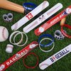 durony 48 Pieces Baseball Bracelets Wristbands Set Include 24 Pieces Baseball Silicone Rubber Bracelet 24 Pieces Baseball Slap Bracelets Sports Slap Bracelets for Baseball Party Favors Prizes Gifts