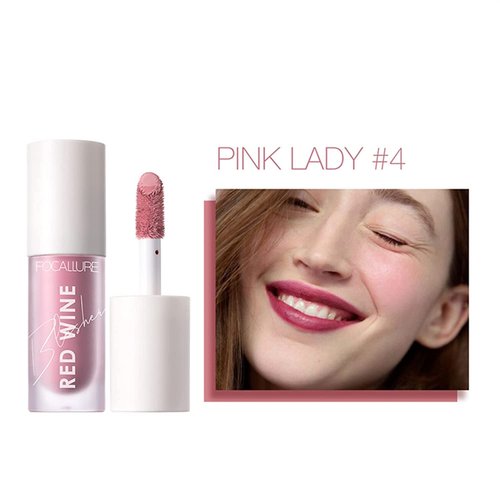 FOCALLURE Liquid Blush Makeup, a Fresh Healthy-looking Finish,Long Lasting Waterproof Face Blush for Cheek,Easy to Create a Velvet Mist Natural Makeup, B04 Pink Lady