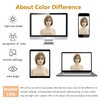 TISHINING Short Blonde Bob Wigs for White Women Blonde Highlight Pixie Bob Wig with Bangs Layered Straight Bob Synthetic Hair Replacement Wigs for Daily Party Use