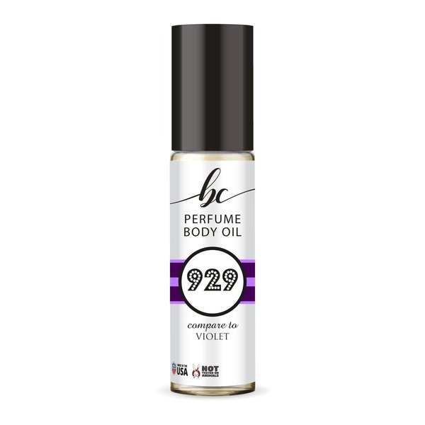 BIOCURA BC Perfume 929 Inspired by Violet For Women & Men Fragrance Body Oil Roll-On 0.3 Fl Oz/10ml