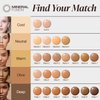 Mineral Fusion Full Coverage Foundation, Liquid Foundation - Olive 2- Olive Complexion w/Green Undertones, Lightweight Matte Finish, Up to 12 Hr Hydration, Hypoallergenic & Vegan, 1 fl. oz