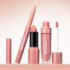Jolilab 9 in 1 Matte Velvet Lipstick Set-Lip Liner, Lip Gloss and Lipstick, Waterproof Longlasting Pigment Nude Non-Stick Cup Women Lip Makeup, Perfect for Natural Lip Contour (04+05+06, 1)