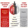 NURAFUSE Organic Berberine, Ceylon Cinnamon, Bitter Melon, Turmeric, Gymnema Liquid Drops – 1500mg per Serving, Ultra Potent – 2 FL OZ (60ml)