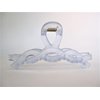 Generic Long clear frosted blueish/gray hair claw clip for long hair