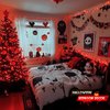 JMEXSUSS 250 LED Red Halloween String Lights with 8 Modes, 91.5ft Expandable Halloween Lights Outdoor Waterproof, Red Christmas Lights Indoor for Tree Patio Bedroom Party Holiday Decorations