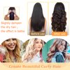 Heatless Hair Curler Headband For Long Hair Soft curlers Sleep Overnight Creates heatless curls and waves No Heat Curlers Rod for Women Girls Brown