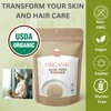 Organic Aloe Vera Powder for Skin & Hair – 16 oz. - Aloe Barbadensis - Nourishing Face Mask for Natural Beauty, USDA Certified Organic & Non-GMO