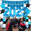 KatchOn, Blue 2023 Balloons Set - 40 Inch, Pack Of 43 | Congrats Grad Graduation Banner, Graduation Balloons 2023 | Graduation Decorations Class of 2023 Teal and Black, Blue 2023 Graduation Decoration