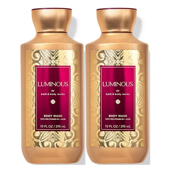 Bath & Body Works Luminous Signature Collection Shower Gel For Women10 fl oz Pack Of 2 (Luminous)