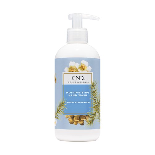 CND Scentsations Liquid Hand Wash, Vegan Moisturizing Deep Cleanser, Formulated with Glycerin & Jojoba Oil, Jasmine & Cedarwood, 13.2 fl. oz