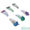 LUV HER Licensed Hair Accessories For Girls, 6pc Cute Hair Clips with Favorite Lilo & Stitch Character Charms, Magical Confetti Hair Clips, Ages 3+