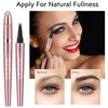 2Pcs Microblading Eyebrow Pen, Long-Lasting Waterproof Eyebrow Pencil with 4-Fork-Tip for 3D Realistic Brow, Easily Create Natural Hair-Like Brow Last All-Day, Eye Brow Pencils for Women -Dark Brown