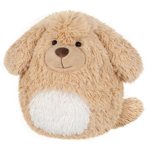 SuzziPals 14 inch Stuffed Dog Plush Pillows, Fluffy Dog Stuffed Animals Dog Plush Toys for Squish Cuddle, Kawaii Plushies Cute Puppy Couch Pillows Dog Decor, Golden Retriever Gifts for Girls Boy