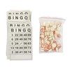 Reicyfang Bingo Board Game, Classic Bingo Cards, Vintage Wooden Bingo Game, Wooden Bingo Set Includes 40 Bingo Number Cards and 75 Chess, Game of Chance for Family Party Kids Adults Holiday Activities