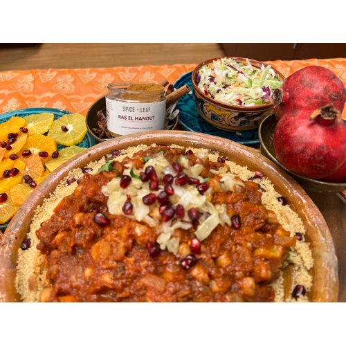 Ras El Hanout by Spice + Leaf - Premium Morrocan Spice Blend | Vegan, Kosher, Salt Free, and Preservative Free