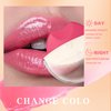 Jolilab 2 Pcs Changing Lipstick.Long Lasting Lip Gloss.Lip Balm Tinted Magic Makeup.Magic Temp Color Change Matte Lip Gloss Makeup.0.2oz (01+03)