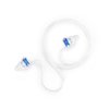 Eargasm White Connector Cord for Earplugs - Protect Earplugs with Flexible Silicone Around The Neck Lanyard String for Easy Wearing and Removal - Compatible with High Fidelity, Smaller Ears & More