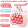 Intoypad Quick Push Pop Fidget Game Toys, Rainbow Unicorn Light Up Fidget Toys Electric Pop Bubble Game Controller Handheld Puzzle Sensory Toys Christmas Birthday Gifts for Kids Girls 2024