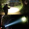 Flashlight USB Rechargeable, Magnetic LED Flashlight, Super Bright Tactical Flashlight with Cob Sidelight, 2000LM, Waterproof, Zoomable Best Small Flashlight for Camping, Emergency Flashlight