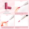 heemeei Small Sanding Bands for Nail Drill, 100Pcs Mini Sanding Bands 180 Medium Grits with Upgrade Design 3.1mm Mandrel Bits for Acrylic Nails Gel Manicures and Pedicure (Pink)