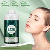 600ml Lash Shampoo Bulk, Eyelash Cleanser for Extensions, Safe Makeup Remover, Non-irritating or Burning Formula Eyelid Foaming Cleanser Best for Professional Salon and Home Use (Forest)