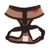 Puppia Soft Dog Harness No Choke Over-The-Head Triple Layered Breathable Mesh Adjustable Chest Belt and Quick-Release Buckle, Beige, Small