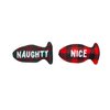 Pearhead Naughty Or Nice Christmas Cat Toy Set, Holiday Pet Owner Gift, Christmas Must Have Toy Set, Cat Teaser Toy, with Catnip Pouch, Set of 2