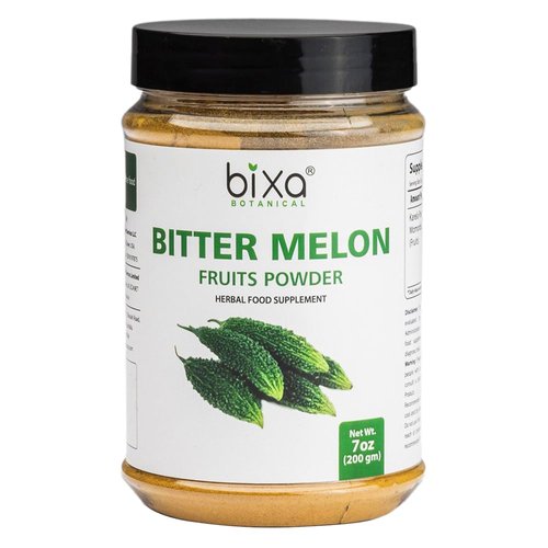 bixa BOTANICAL Bitter Melon Powder (Momordica Charantia/Karela Fruit Powder) - 200g / 7 Oz | Herbal Supplement for Skin and Stomach