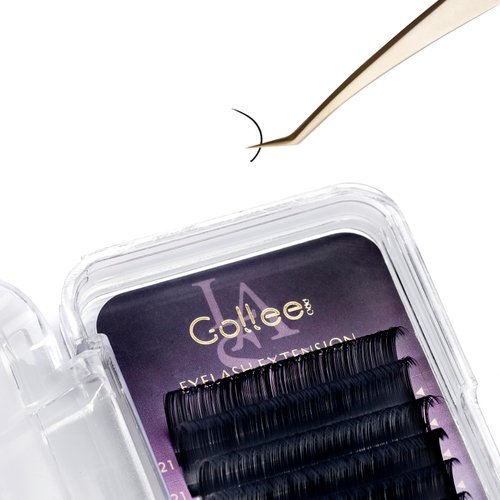 Lash Extension D Curl 15-21mm Mixed Tray Silk Classic Lash Extensions Supplies Individual Eyelash Extensions (D 0.07,15-21 Mixed)
