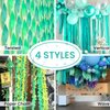 PartyWoo Crepe Paper Streamers 4 Rolls 328ft, Pack of Mint Green Crepe Paper for Party Decorations, Wedding Decorations, Birthday Decorations, Baby Shower Decorations (1.8 Inch x 82 Ft/Roll)