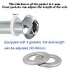 OTFAITP M8 Screws for 2-3-4-Wheel Kid Scoote Replacement Micro Mini Foldable Kick Scooter Kids Scooters Axles Repair (99)