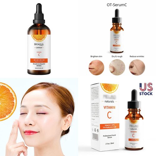 Magik 1-2 Pack 3.3oz / 100ml Vitamin C Anti-Aging Hydrating Brightening Face Serum (2 Pack)
