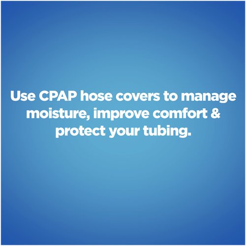 resplabs CPAP Hose Cover Tubing Sleeve for Standard, Slim, and Heated Tube - 6 Foot