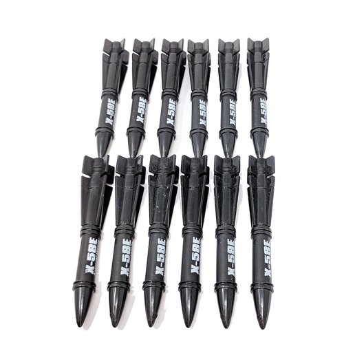 Military Navy Toy X-58E Anti-Radiation Missiles Playset for Action Figures Diorama Sets - 12 Pieces