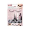 KISS LASH-101 All-In-One False Eyelashes Kit for Beginners with Measuring Tool, Scissors, Lash Glue, EZ-angle Applicator & 1 Pair Fake Eyelashes