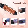 Erokicysh Curling Iron 6 in 1 Hair Curling Wand Set with Curling Brush Instant Heat Up Beach Waver Long Hair Curlers Iron 6 Interchangeable Ceramic Barrel 0.35-1.25 Inch Short Hair Crimper for Women
