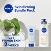 NIVEA Skin Firming Body Lotion Variety Pack with 16.9 Fl Oz Hydrating Body Lotion and 6.7 Oz Skin Firming Gel Cream