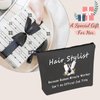 JXGZSO Hairdresser Gift Hair Stylist Gift Because Badass Miracle Worker Isn't An Official Job Title Hair Dryer Makeup Bag (hair stylist black)