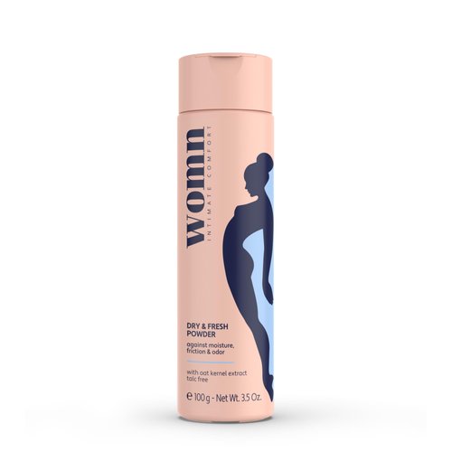 womn Intimate Comfort Dry & Fresh Powder – Premium Talc-Free Body Powder Against Moisture, Friction & Odor. 3.5 Oz.