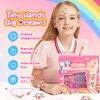 Kids Toys Bracelet Making Kit, Charms Jewelry Kit for Girls Kid Makeup Toy, Friendship Bracelet Necklace Set for Children Toddler, Arts and Crafts for 4 5 6 7 8 9 10 11 12 Years Old Girl Birthday Gift