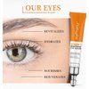 New JoyPretty Vitamin C Brightening Eye Serum,Eye cream,Anti Aging Serum with Vitamin C, Niacinamide and Hyaluronic Acid,Remove for Dark Circles Puffiness Under Eye Bags Fine Line Crow's Feet (1)