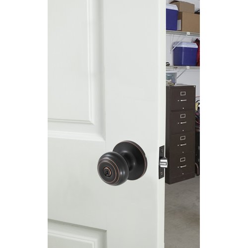 Honeywell Safes & Door Locks 8101401 Classic Entry Door Knob, Oil Rubbed Bronze