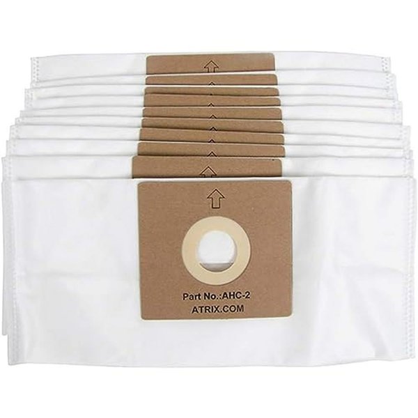Atrix AHC-2 Replacement HEPA Filter Bags for AHC-1 Turbo Red Vacuum Cleaner (10-Pack), White