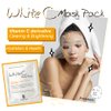 Naisture Premium Facial Sheet Mask – White C (5pc) Korean Face Mask for Hydration & Skin Brightening